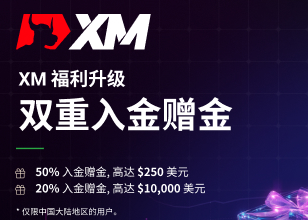 XM入金赠金高达$10250！